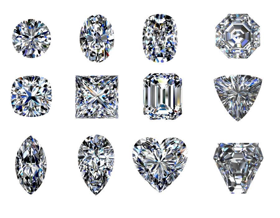 diamond set jewellery